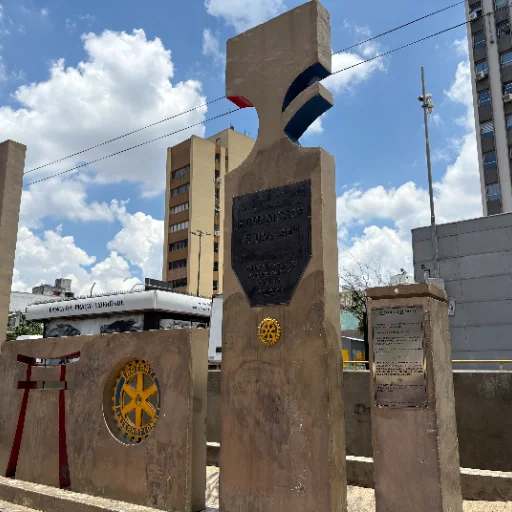 Marco do Rotary Club Praça da Liberdade